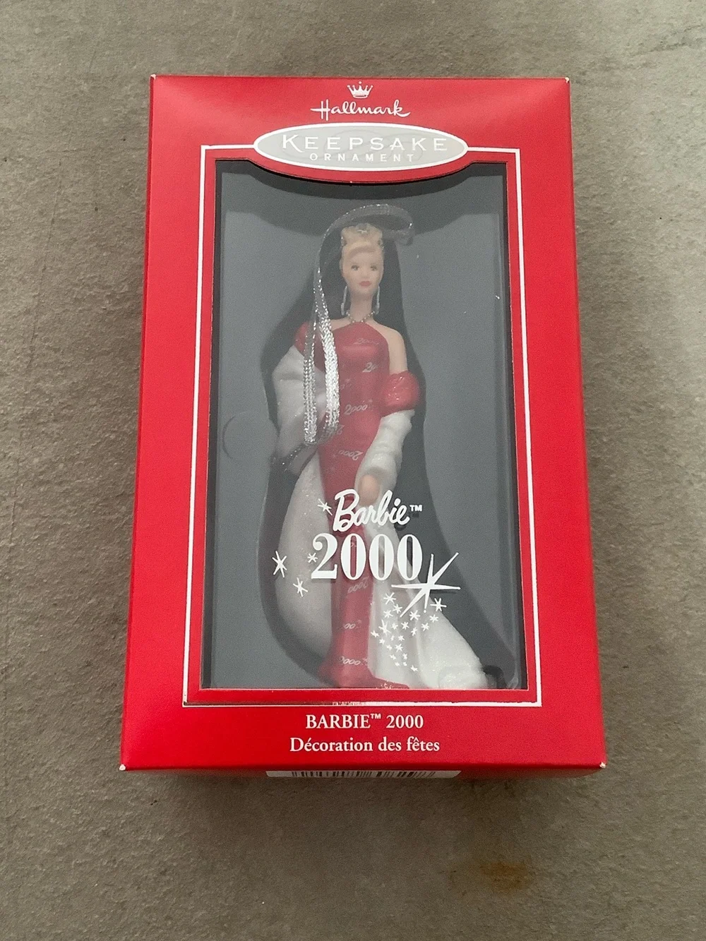 Hallmark 2000 millennium Barbie Christmas ornament